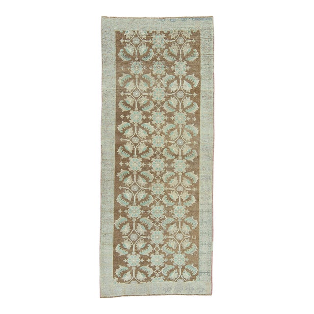 Turkish Vintage Rug 3'7" x 8'8" #20612 For Sale