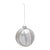 Elevate your holiday decor with this exquisite set of Jeweled Glass Ball Ornaments. Designed to dazzle, these silver-toned...