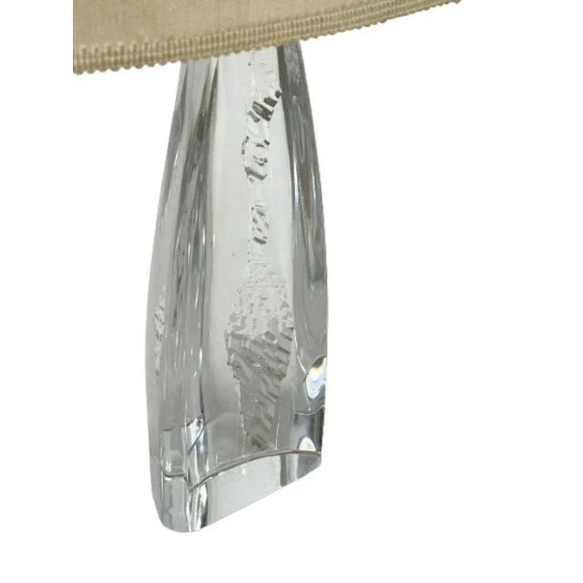 1970s French Crystal Table Lamp from Daum Nancy, 1970s For Sale - Image 5 of 8