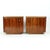 Art Deco Bedside Tables in Walnut and Black Glass, Czechoslovakia, 1940s, Set of 2 For Sale - Image 11 of 11