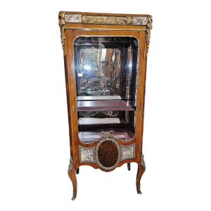 1960s Louis XV Style Vitrine Curio Cabinet