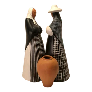 1984 "Ibicencas" Terra Cotta Sculpture by Luis Amor