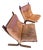 Classic Set of “Siesta” Chairs in a Cognac Leather Attributed to Ingmar Relling for Westnofa, Circa 1960s. For Sale