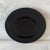 Set of 6 Black Glass Small Plates For Sale - Image 4 of 9