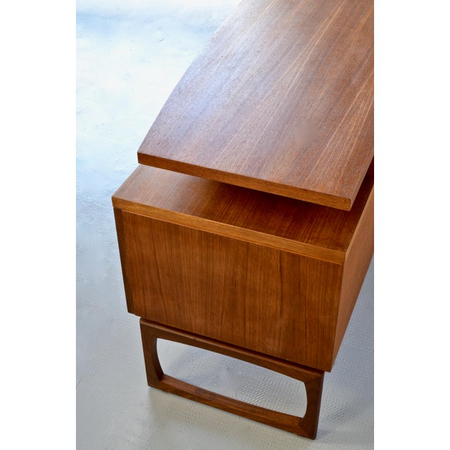 Wood Teak Desk with Floating Top from G-Plan, 1960s For Sale - Image 7 of 10