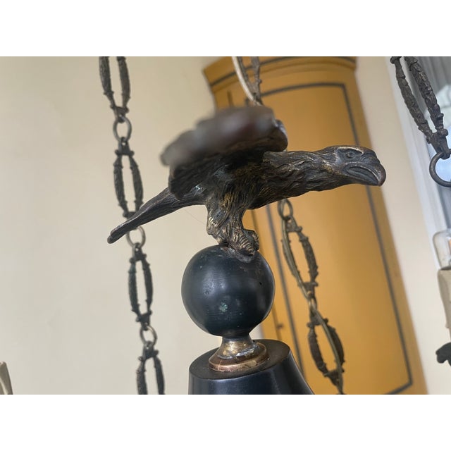 Antique French Pendant Lamp, 1800s For Sale - Image 11 of 18