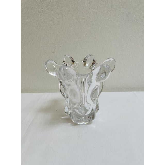 Mid-Century Modern Handmade Crystal Glassware by Art Vannes, France, 1950s For Sale - Image 3 of 6