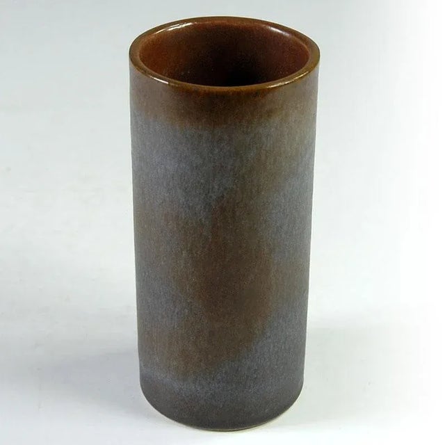 Mid-Century Modern Vintage Tube Vase from Strehla, Germany, 1960s For Sale - Image 3 of 7