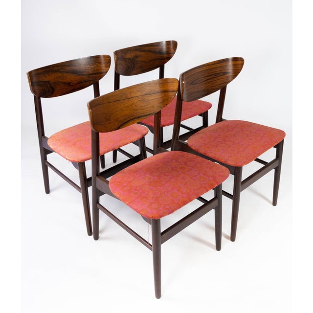 Danish Rosewood Dining Chairs, 1960s, Set of 4 For Sale - Image 4 of 15