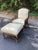 Vintage McGuire Rattan Lounge Chair and Ottoman With New Upholstery For Sale In Atlanta - Image 6 of 11