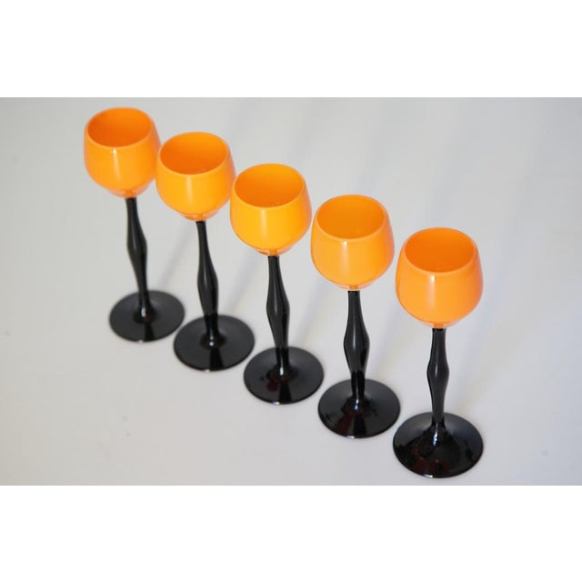 Excellent condition. No chips or any damage. Height is 15 cm, diameter is 4,5 cm. Origin former Czechoslovakia, 20s.