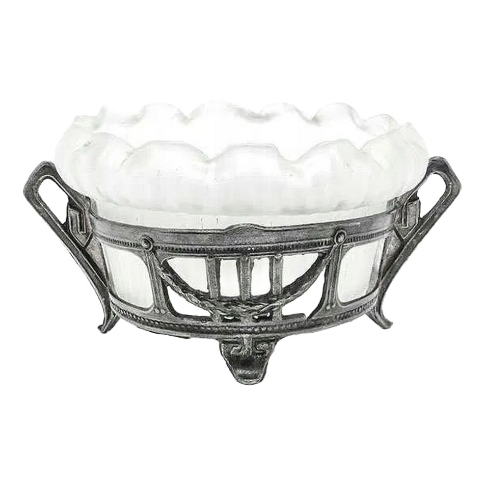 Art Nouveau Polish Sugar Bowl, Germany, 1890s | Chairish