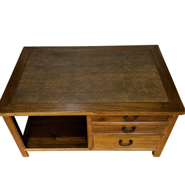 2000 - 2009 Chinese Contemporary Coffee Table With Storage Designed by Michael Chung For Sale - Image 5 of 10