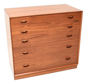Vintage Danish Teak Chest of Drawers by Peter Hvidt and Orla Molgaard Nielsen for Søborg Møbelfabrik, 1960s