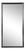 Regina Andrew Rectangle Mirror in Steel For Sale