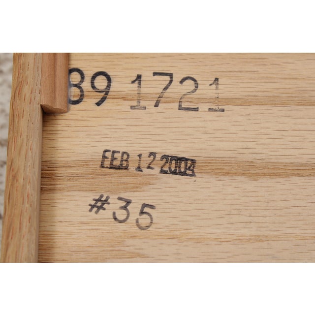 Stickley Mission Oak 3 Drawer Flip Top Sofa Table For Sale - Image 17 of 18