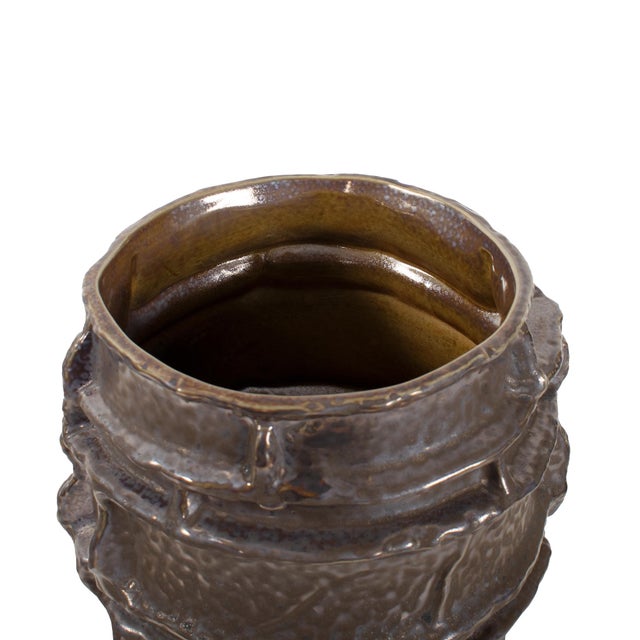 Fossil Ridge Vase Small For Sale In Chicago - Image 6 of 10