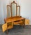 Vintage French Dressing Table with Mirror in Oak For Sale - Image 10 of 12