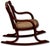 Late 19th Century Unusual Antique Very Small Doll Size Bentwood Rocking Chair Possibly a Salesman Sample - Measures 15 Inches Tall For Sale - Image 5 of 18