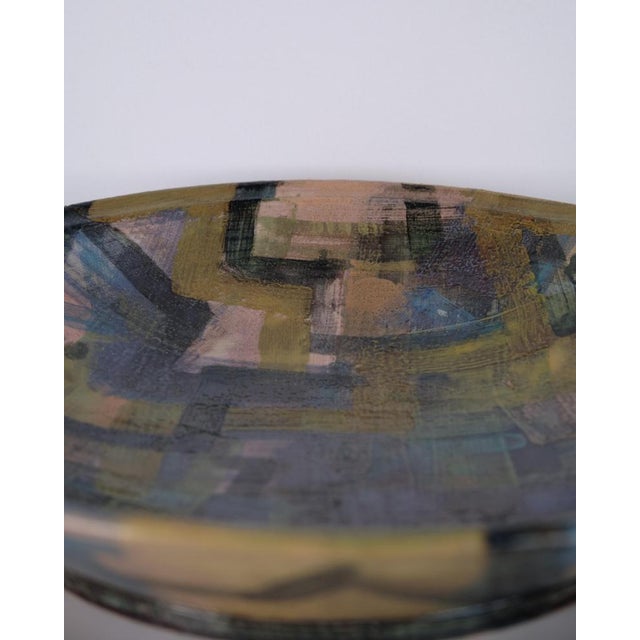 Ceramic Dish with Motif of Mysselhøj by Per Weiss, 1990 For Sale - Image 12 of 15
