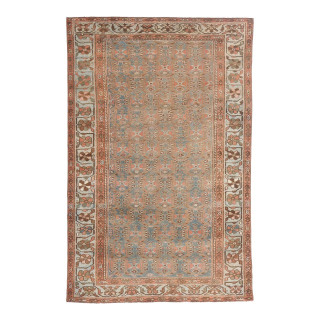 Late 19th Century Persian Hamadan Rug, 04'02 X 06'04 For Sale