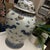 Large Blue & White Porcelain Dragon Temple Jar With Foo Dog Lid For Sale - Image 10 of 12