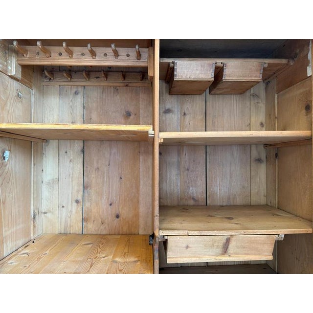 Gründerzeit Farmhouse Wardrobe in Softwood, Styria For Sale - Image 10 of 14