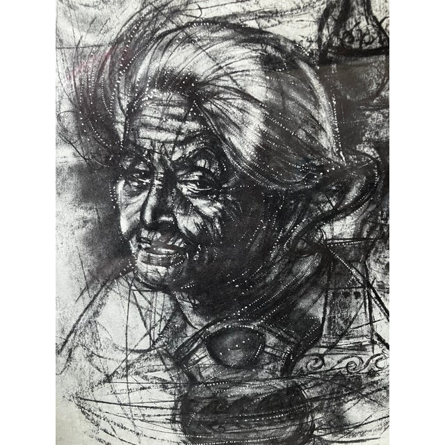 Vintage Set of 3 Framed MCM Don Ruffin Signed Native American Portraits - Limited Edition-Artist Proof For Sale - Image 11 of 18