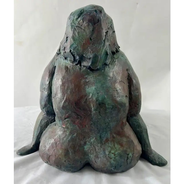 Nude Sitting Woman Bronze Sculpture by James Patrick Maher For Sale - Image 11 of 14