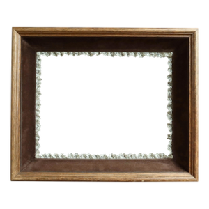 Antique Velvet and Lace Trim Frame