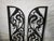 Vintage Art Deco Wrought Iron Gate Doors, 1920s, Set of 2 For Sale - Image 14 of 18