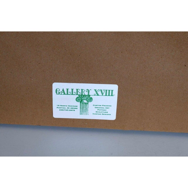 Ljubo Biro Ljubo Biro Untitled Woman in Profile Signed Acrylic Painting on Masonite 1960s For Sale - Image 4 of 12