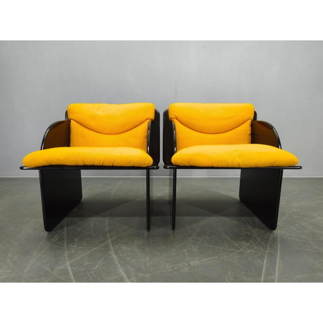 Italian Space Age Lounge Chairs, 1970s, Set of 2 For Sale - Image 4 of 18