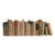 Decorative Books - Vintage Driftwood Books - Tan Books By The Foot For Sale