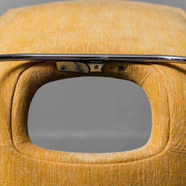 Vintage Velvet Chair by Augusto Bozzi for Saporiti, 1968 For Sale - Image 11 of 12