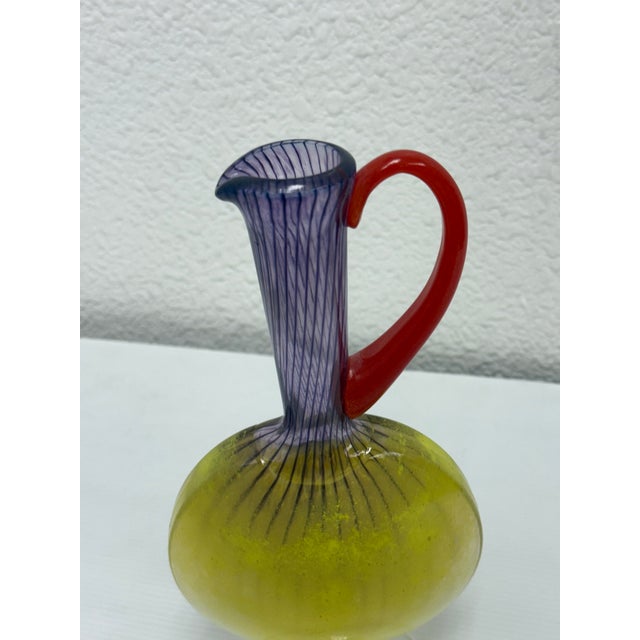 Yellow Kjell Engman for Kosta Boda Bon Bon Jug Pitcher For Sale - Image 8 of 12