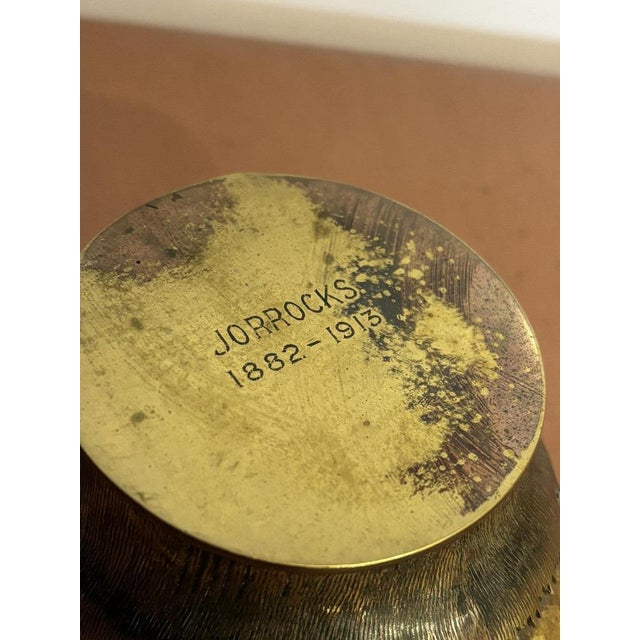 Rare Antique Rowland Ward Piccadilly Mounted Hoof Inkwell "JORROCKS" 1882-1913 15 cms in length, 11 cms wide, 8.5 cms...