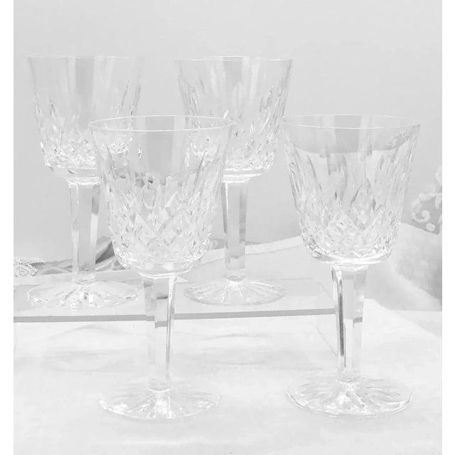 Vintage Lismore Waterford Crystal Water Glasses Set of 4 Chairish
