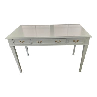 Traditional Solid Wood Writing Desk For Sale