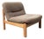 Mid-Century Easy Chair in Teak-Stained Beech, 1970s For Sale