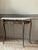 Mid-Century Modern Vintage Italian Console Table with Marble Top, 1960 For Sale - Image 3 of 8