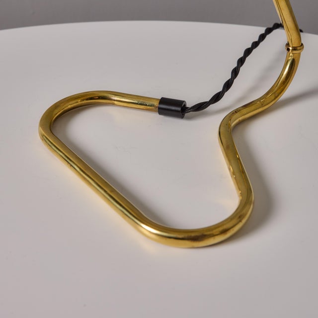 1950s Erik Warna 'Gk14' Black and Brass Perforated Shade Table Lamp For Sale - Image 14 of 18