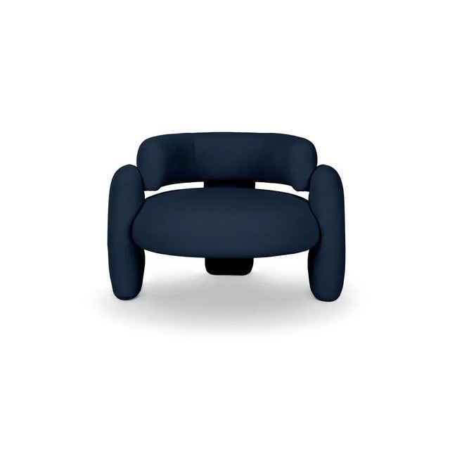 Blue Embrace Lago Nuit Armchair by Royal Stranger For Sale - Image 8 of 8