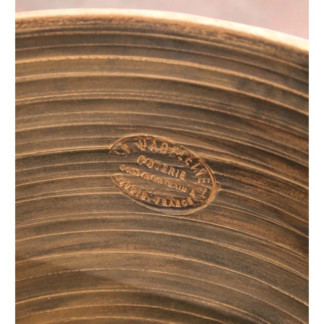 Early 21st Century French Handmade Terracotta Bowl Urn Planters by La Madeleine in Anduze - Set of 2 For Sale - Image 9 of 12