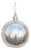 Metallic Silver Moorish Sphere Pendant Lantern For Sale