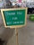 Metal Vintage Adjustable Brass Hotel & Restaurant “Thank You for Not Smoking” Floor Sign For Sale - Image 7 of 9