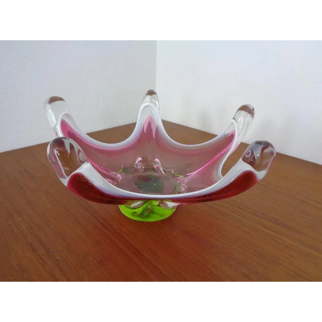 Large Italian Bowl in Murano Glass, 1960s For Sale - Image 11 of 11