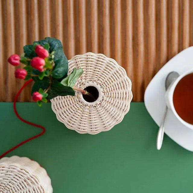 Simbiosi Vases by Alessia Clemente for Bottega Intreccio, Set of 2 For Sale - Image 10 of 12