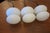 Glass Mid-Century Opal Glass Organically Shaped Pendant Lights, Set of 3 For Sale - Image 7 of 10