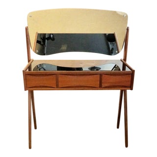 1960s Vintage Danish Vanity Table For Sale